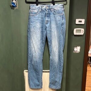 Buck Mason Ford Standard 12102 Light Blue Straight Jeans